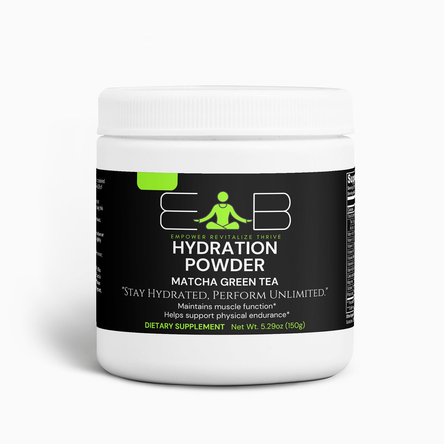 Hydration Powder (Matcha Green Tea)